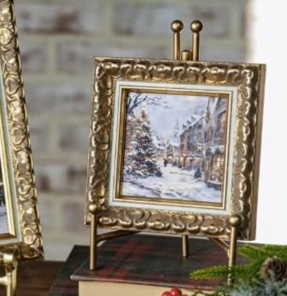 4 x 4 Christmas Town Framed Art