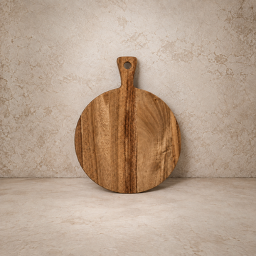 Round Acacia Wood Cutting Board