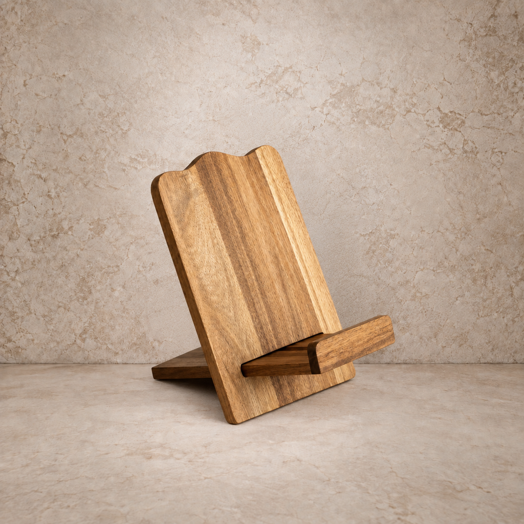 Acacia Wood Cookbook Stand