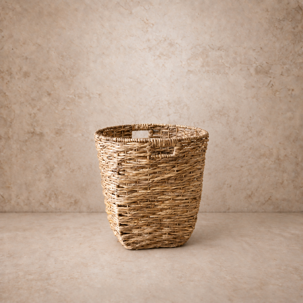 Tall Water Hyacinth Basket