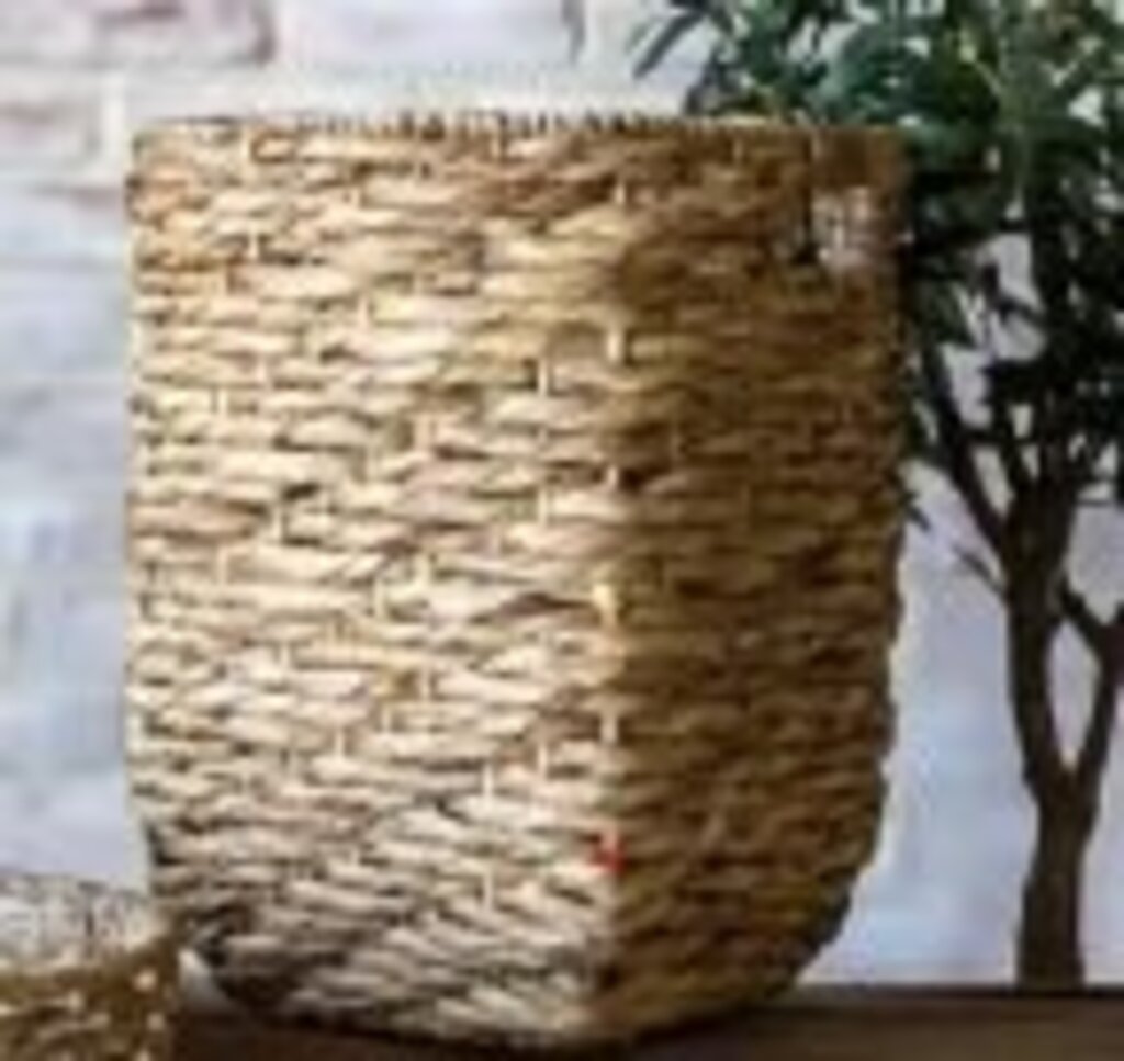 Tall Water Hyacinth Basket