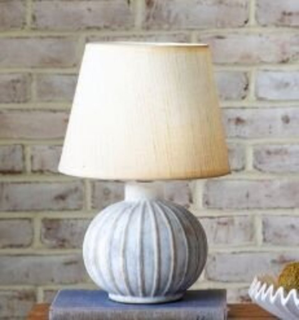 Beige Stripe Pattern Lamp