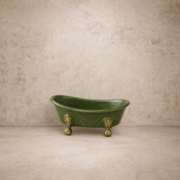 Green Bathtub Soap Dish