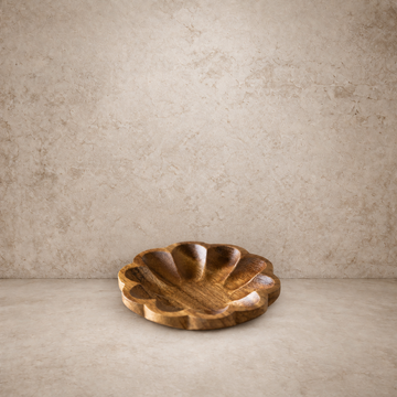 Beautiful Walnut Wood Plate