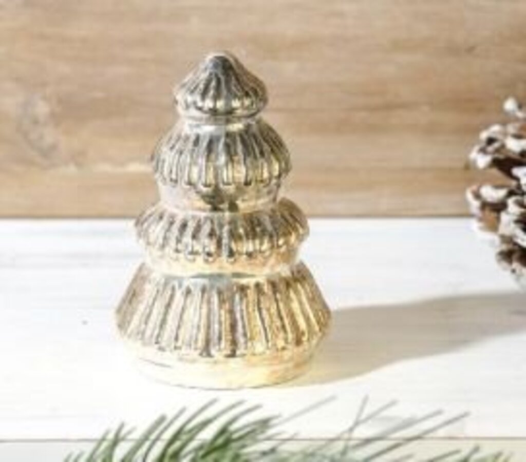 Gold Glass Deco Tree