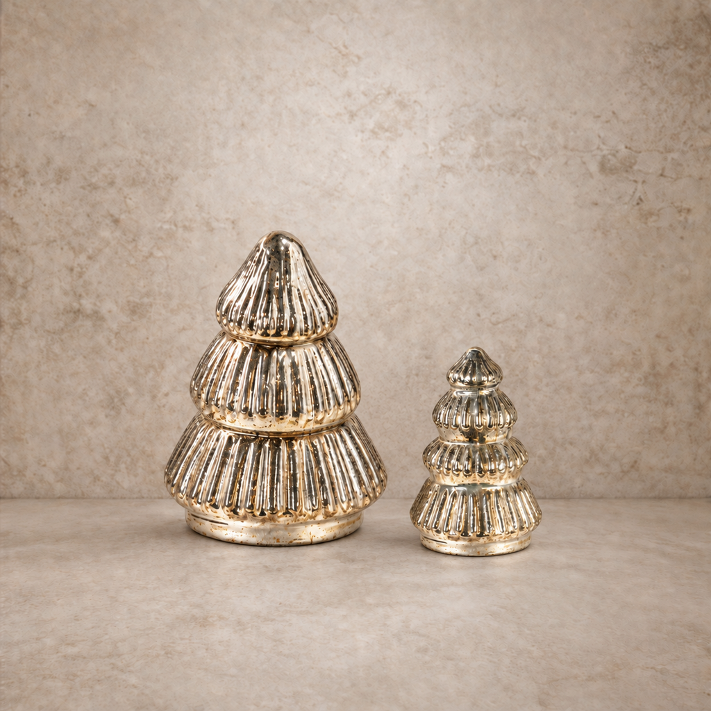 Gold Glass Deco Tree