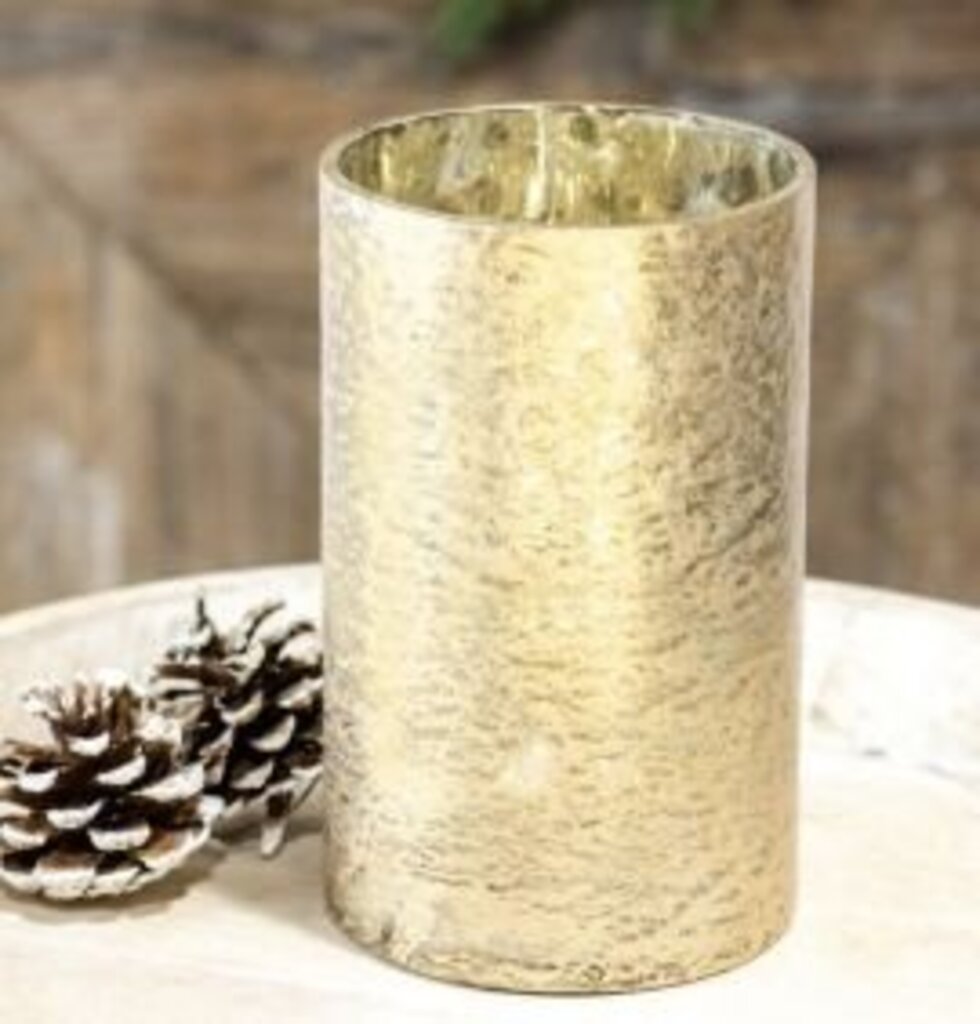Gold Foil Vase- 7.5"