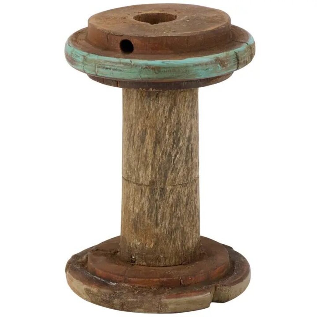 Recycled Antique Wooden Spool- Large