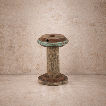 Recycled Antique Wooden Spool- Large