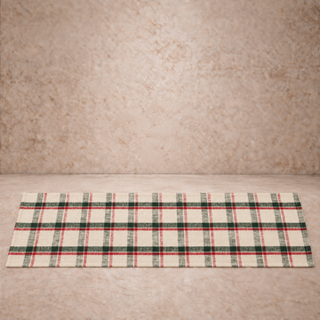 Noel Plaid Table Runner- (72x13)