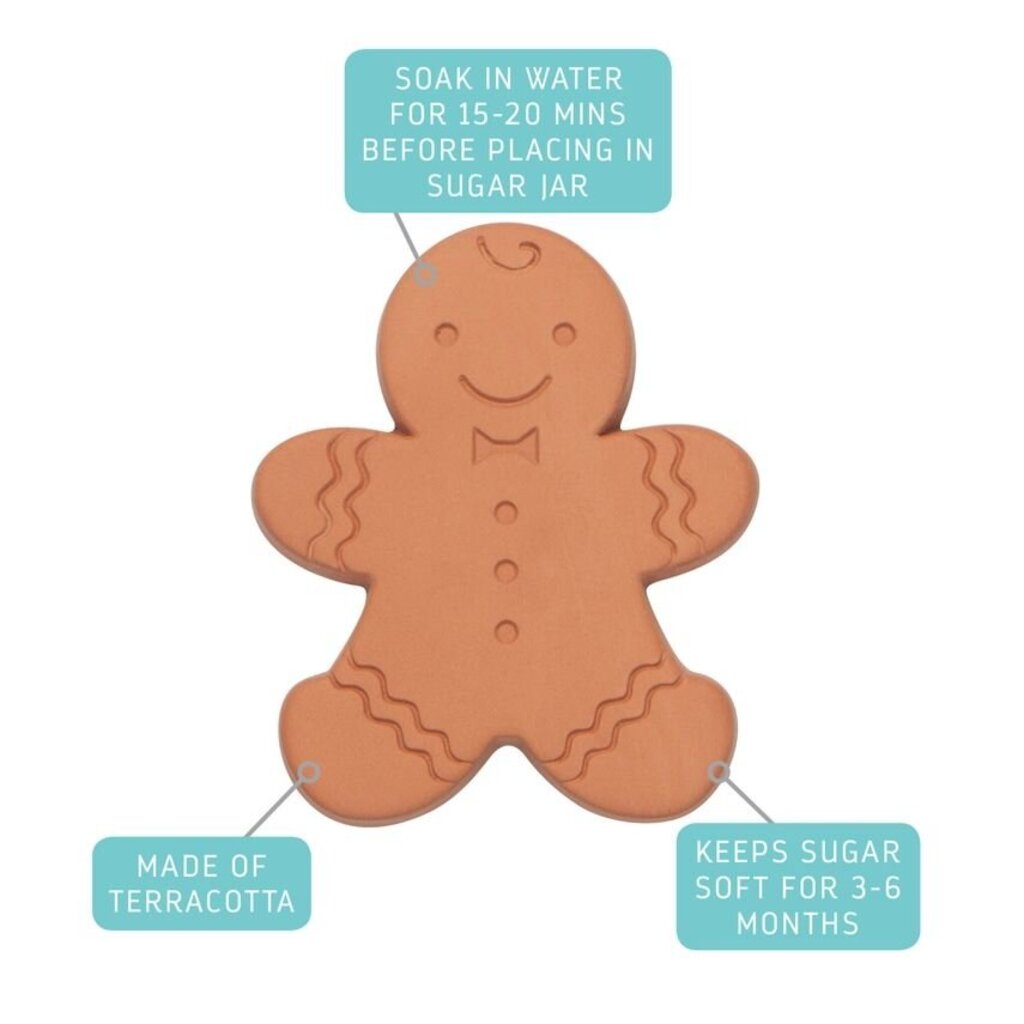 Gingerbread Terracotta Sugar Saver