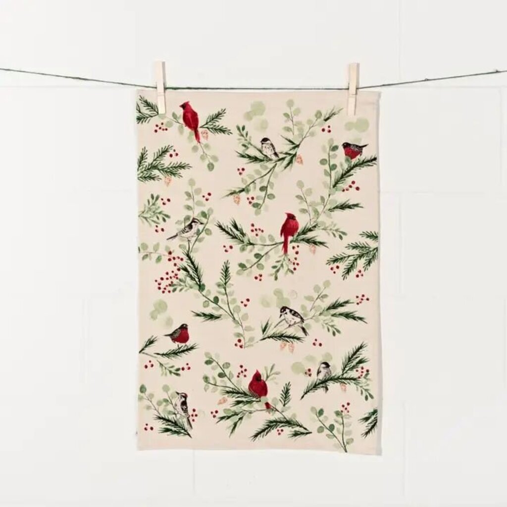 Forest Birds Dishtowel