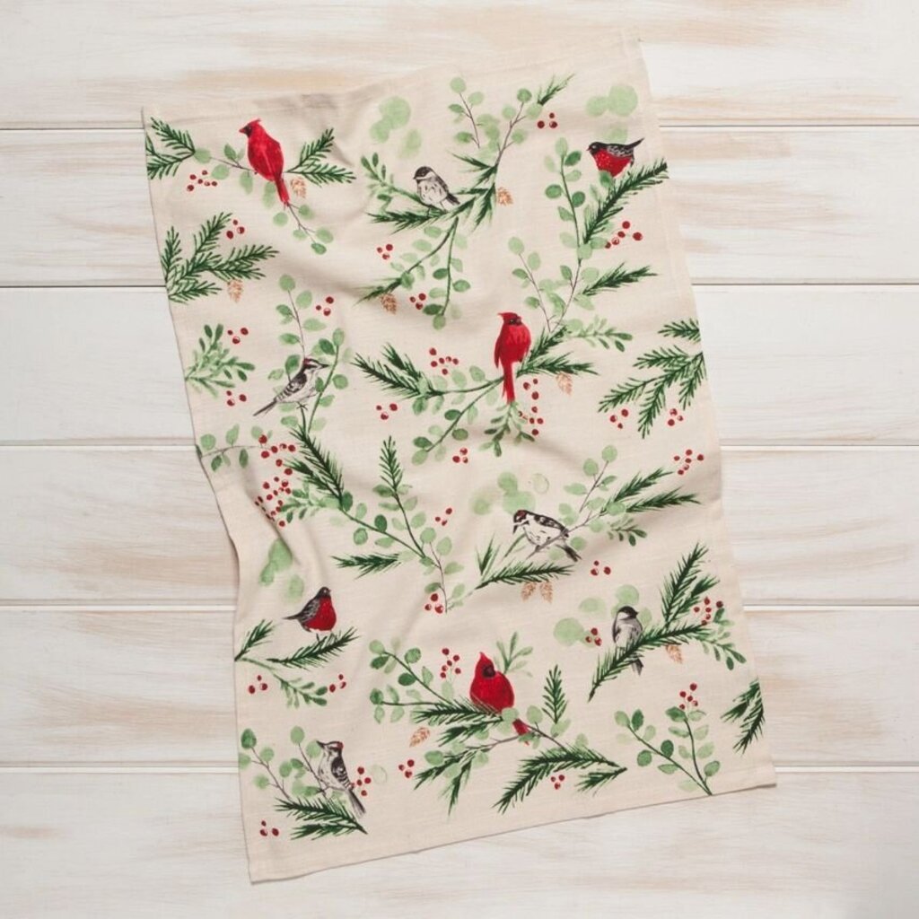 Forest Birds Dishtowel