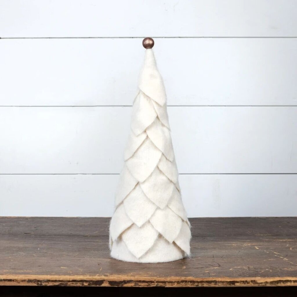 Cream Felt Tree