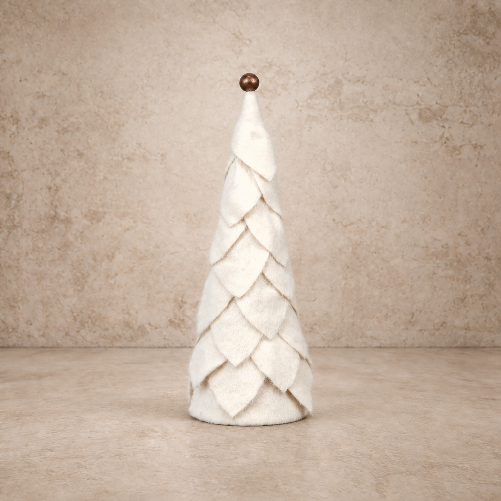 Cream Felt Tree