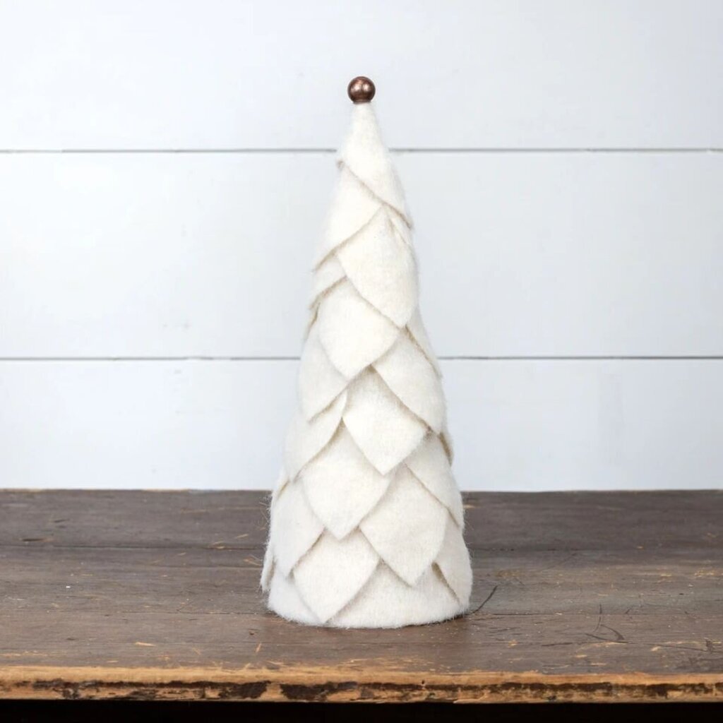 Cream Felt Tree