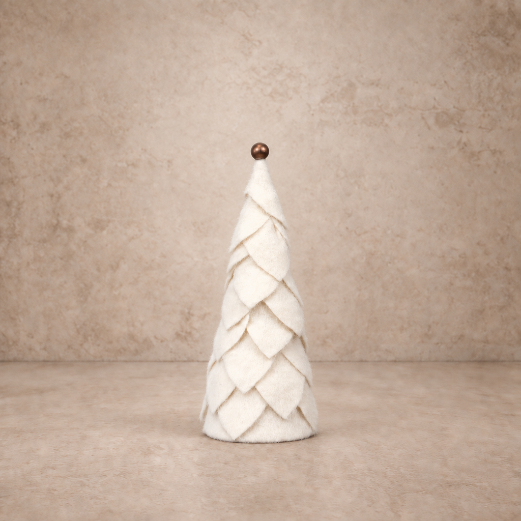 Cream Felt Tree