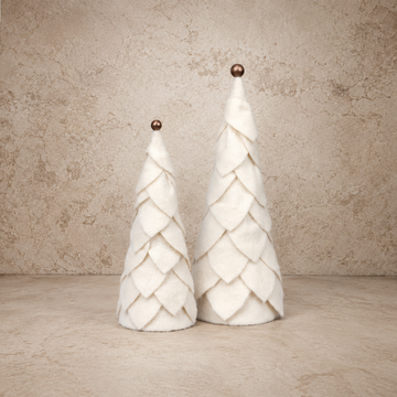 Cream Felt Tree