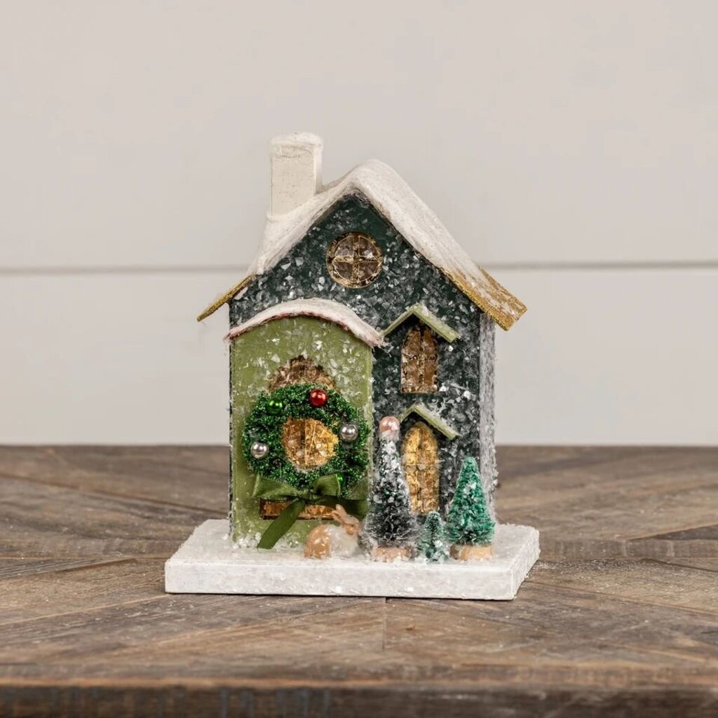 Snowy Green House