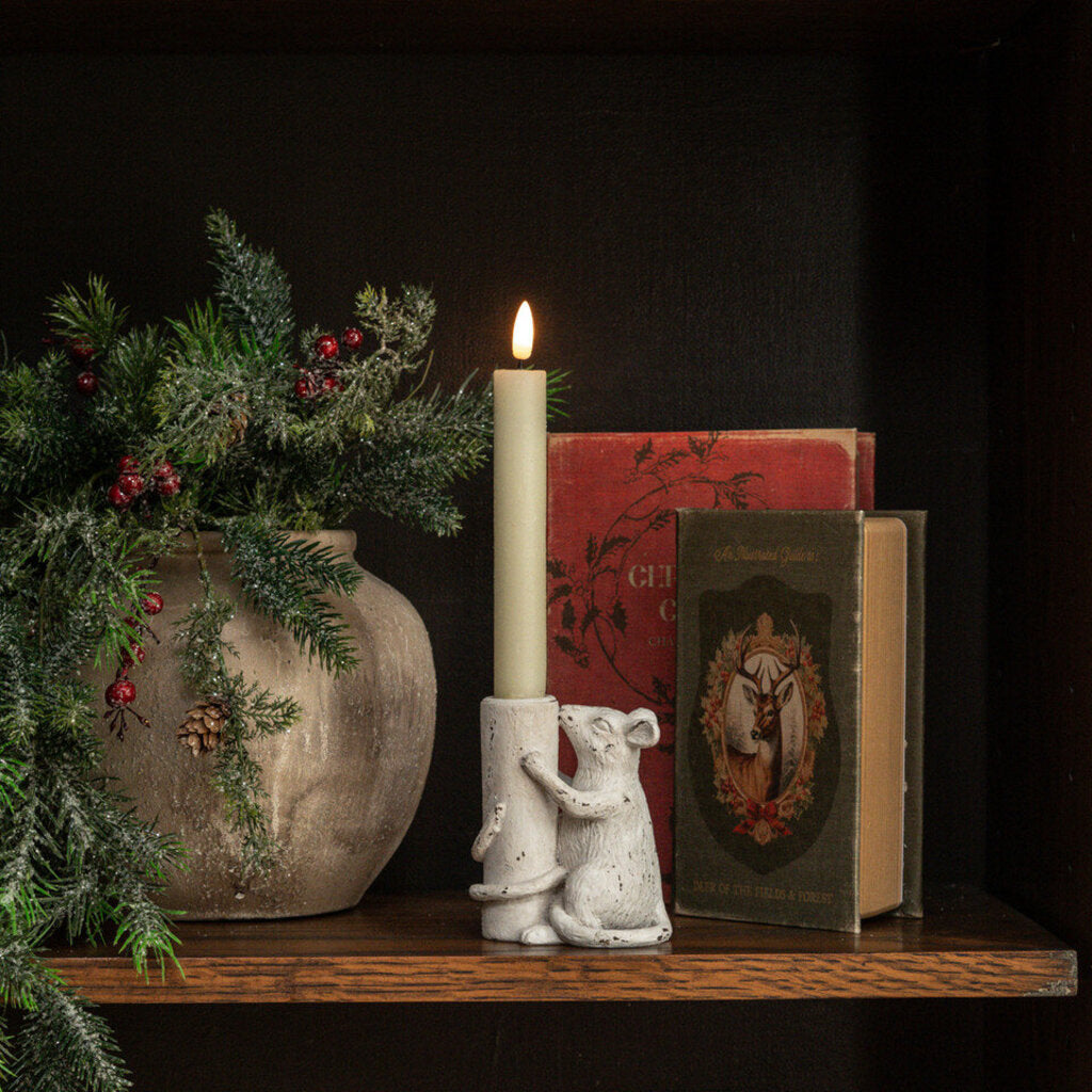 Mouse Taper Candle Holder