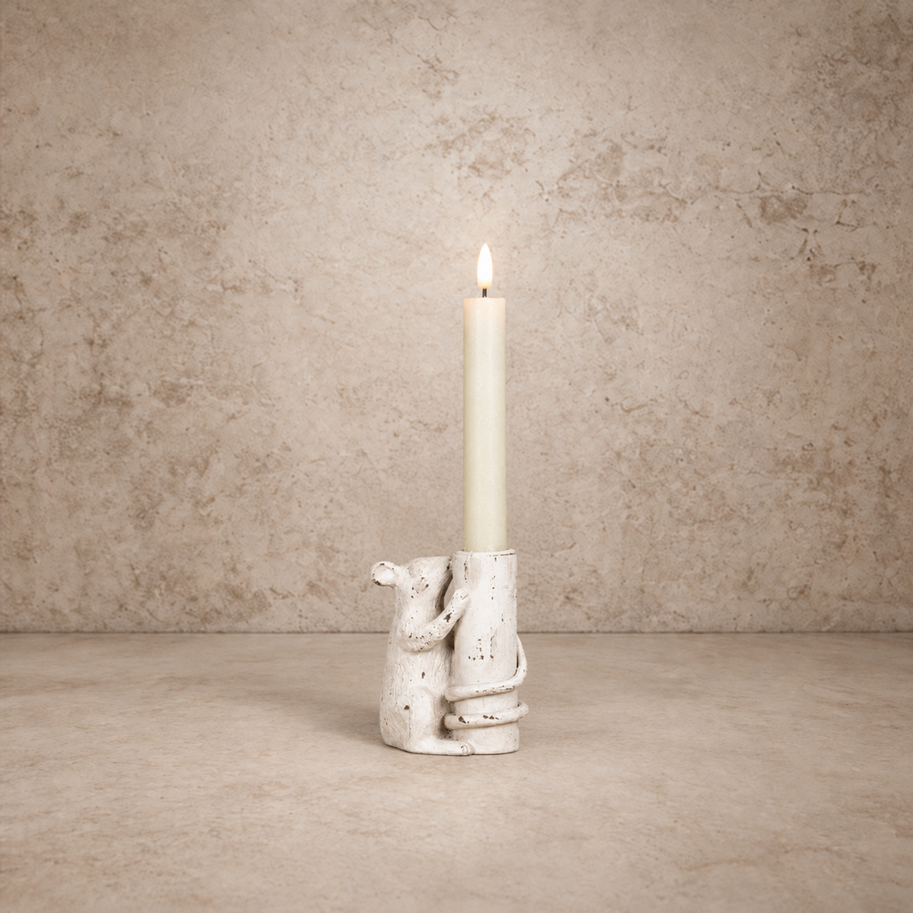 Mouse Taper Candle Holder