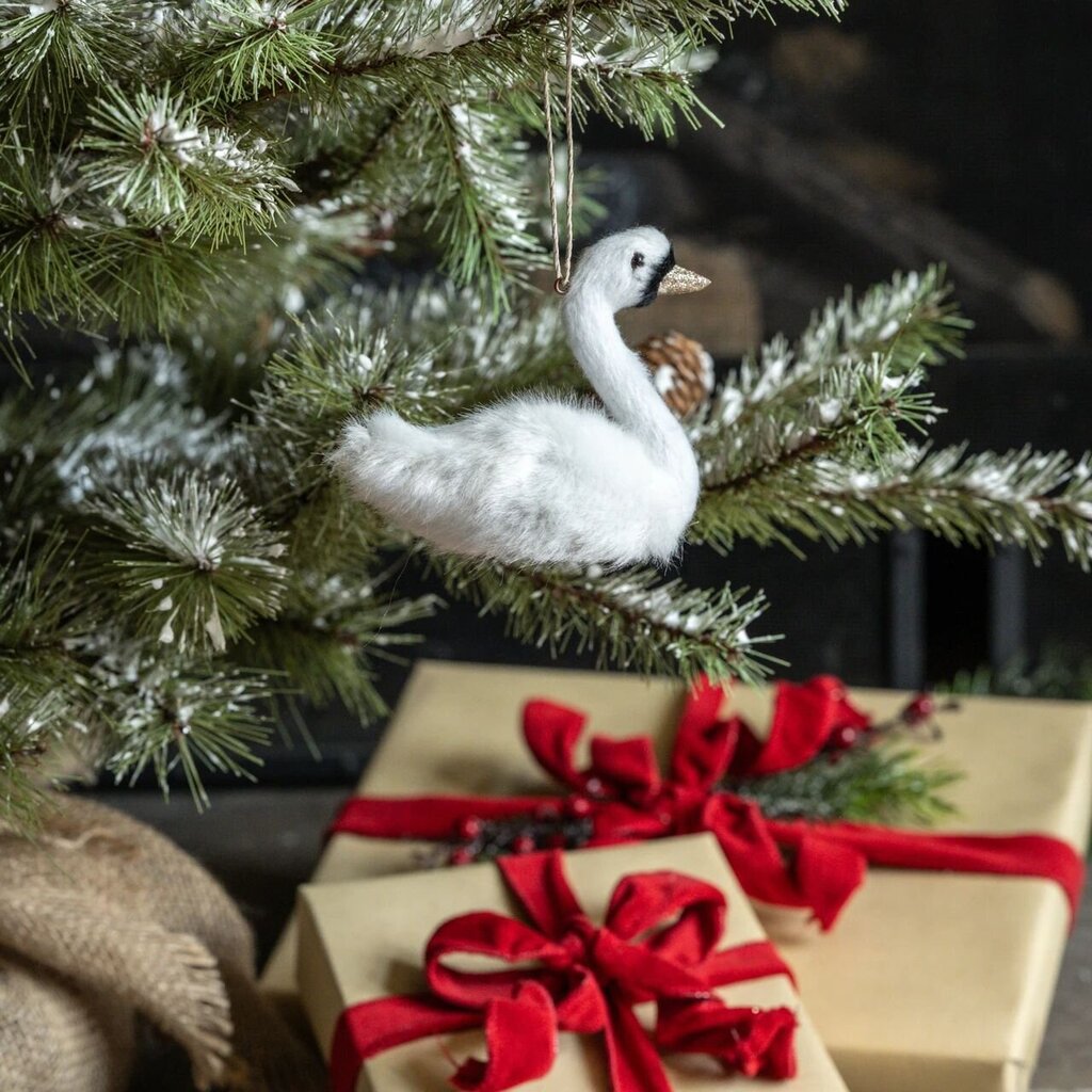 Sitting Swan Ornament