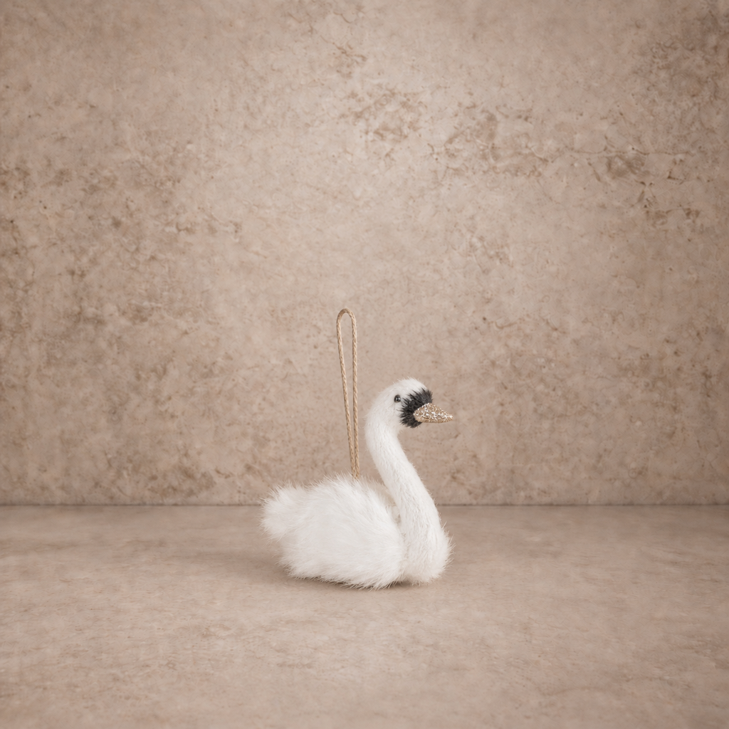 Sitting Swan Ornament