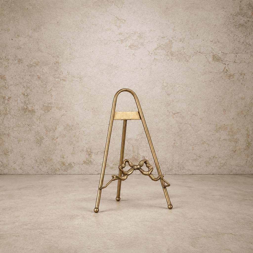 Gold Bow Mini Easel