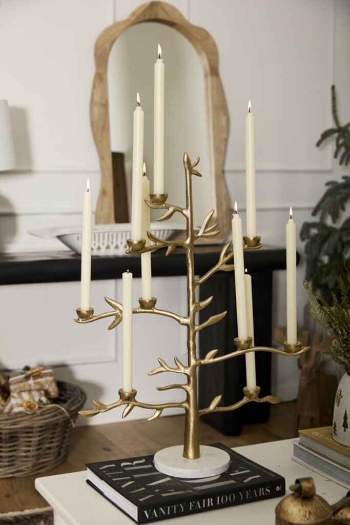 Beautiful Gold Candelabra Tree