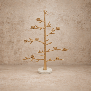 Beautiful Gold Candelabra Tree