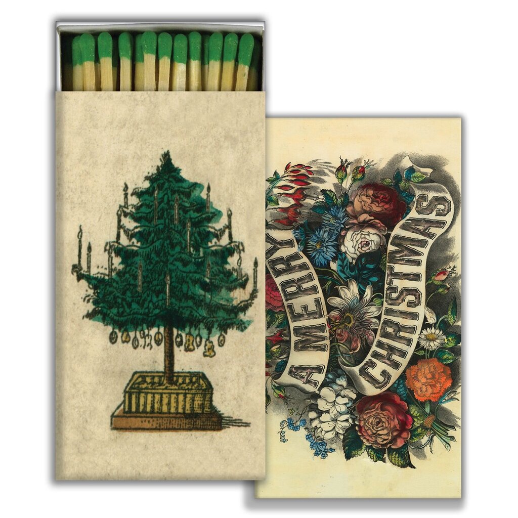 Merry Christmas Holiday Match Box