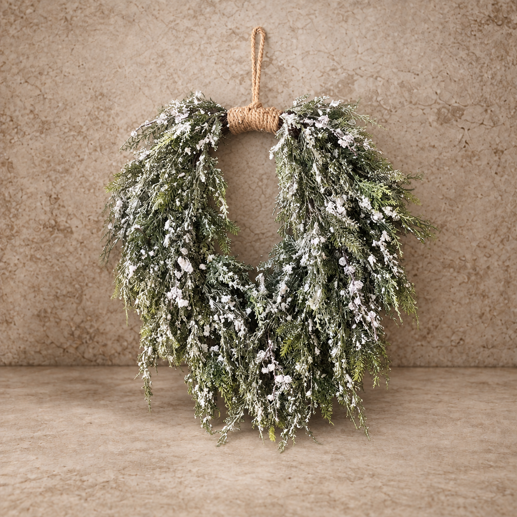 28" Prismatic Greens Wreath