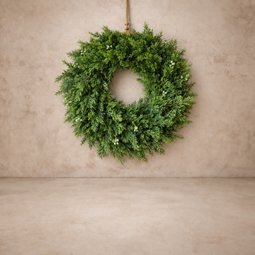 Dripping Cedar Wreath - 20"