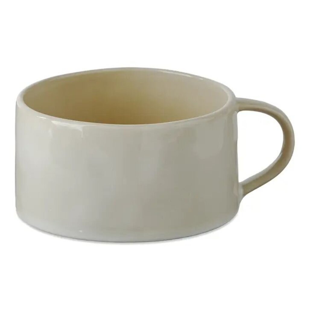 Ivory Stoneware Soup Mug