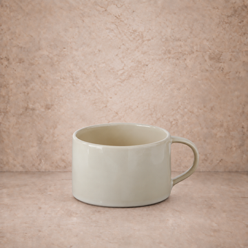 Ivory Stoneware Soup Mug