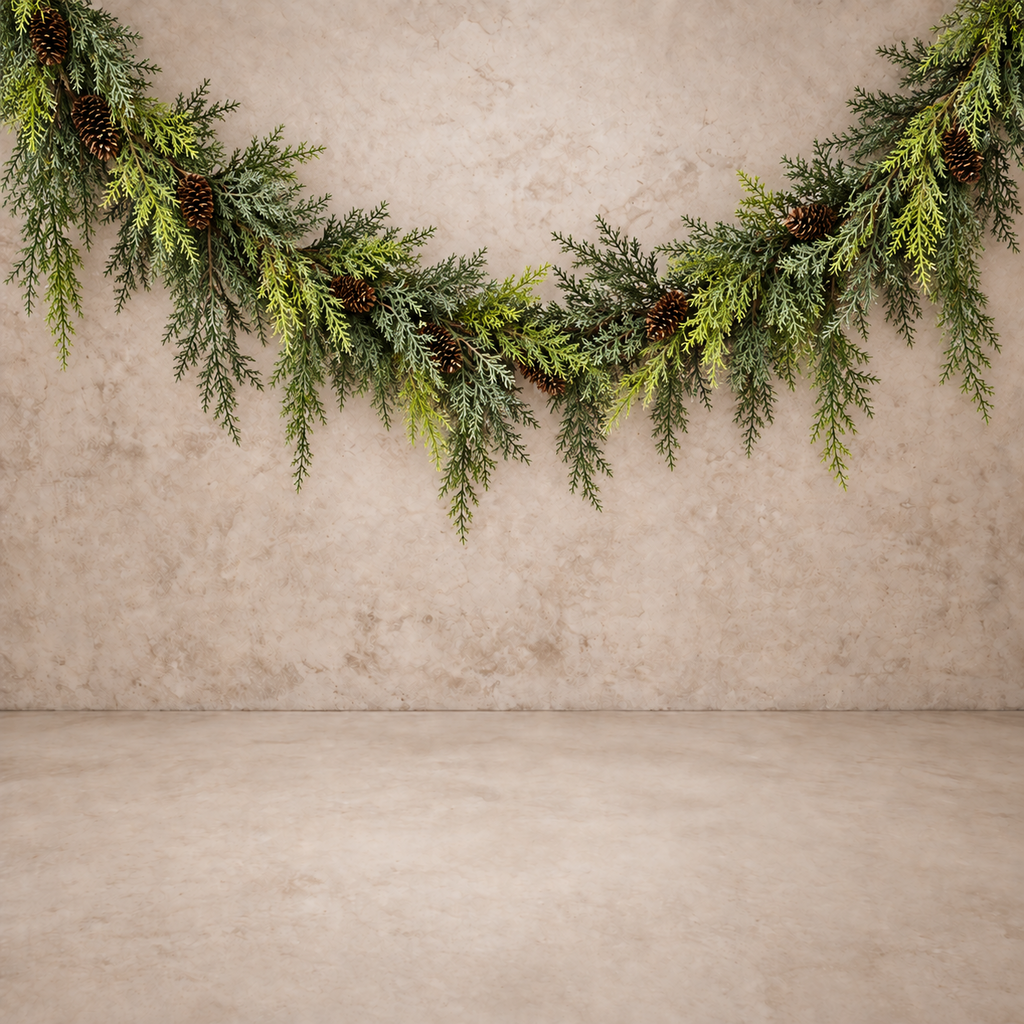 6' Prickly Pine Garland