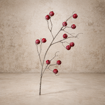 39" Sparkling Bauble Berry Spray