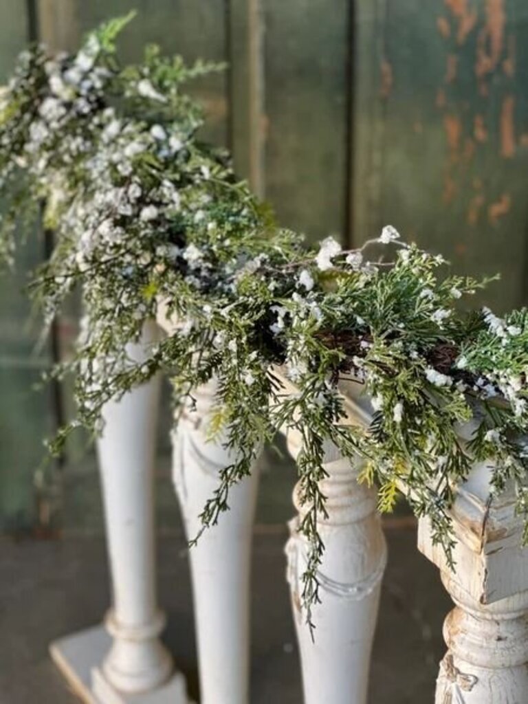 6' Prismatic Green Garland