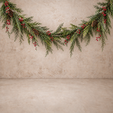Alpine w/ Berries Garland - 6'