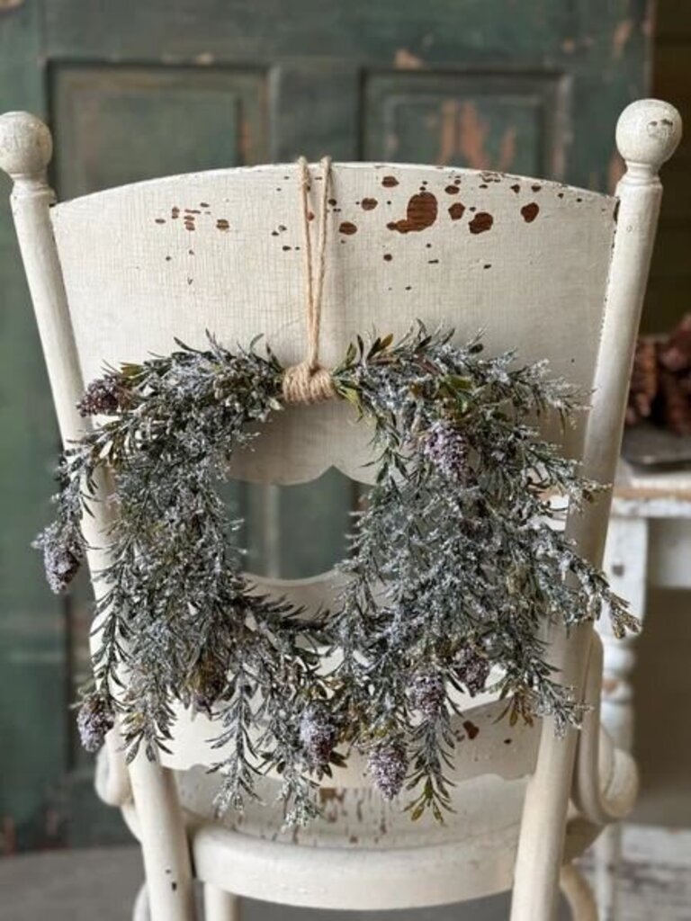 12" Pinecone Hollow Hanging Wreath