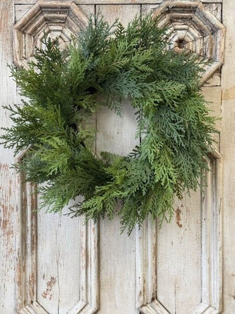 22" Stillwood Greens Wreath