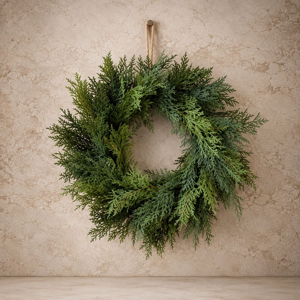 22" Stillwood Greens Wreath