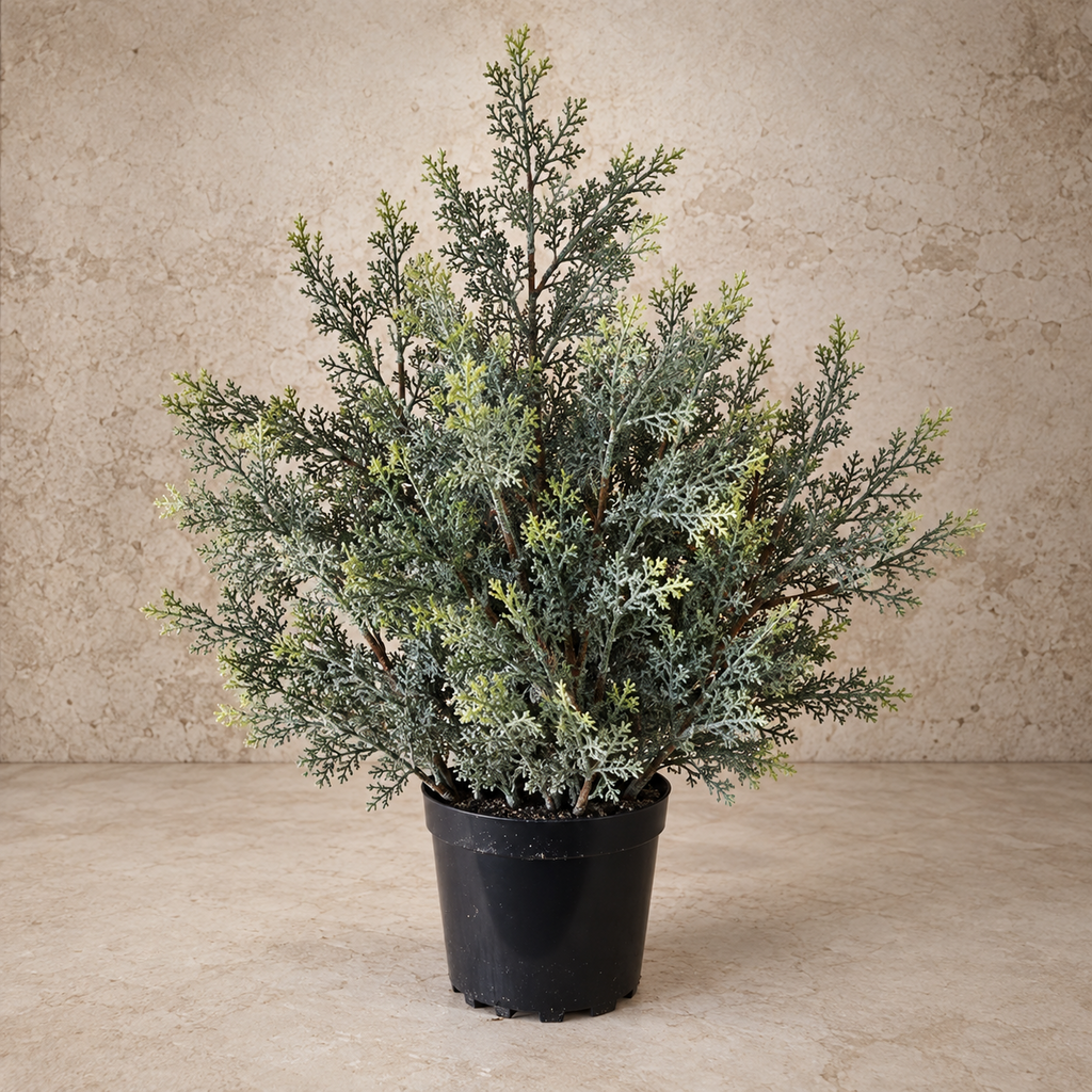 Icy Ingles Cypress Pot