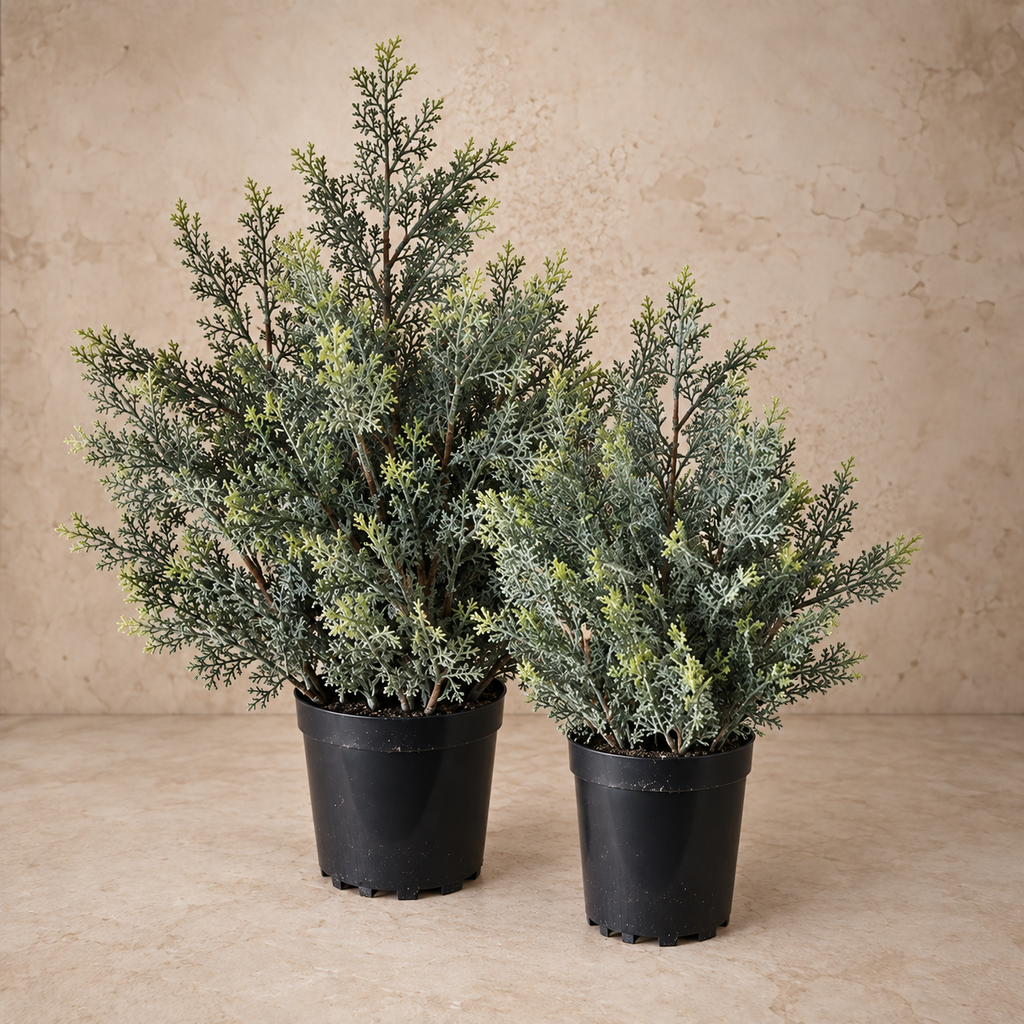 Icy Ingles Cypress Pot