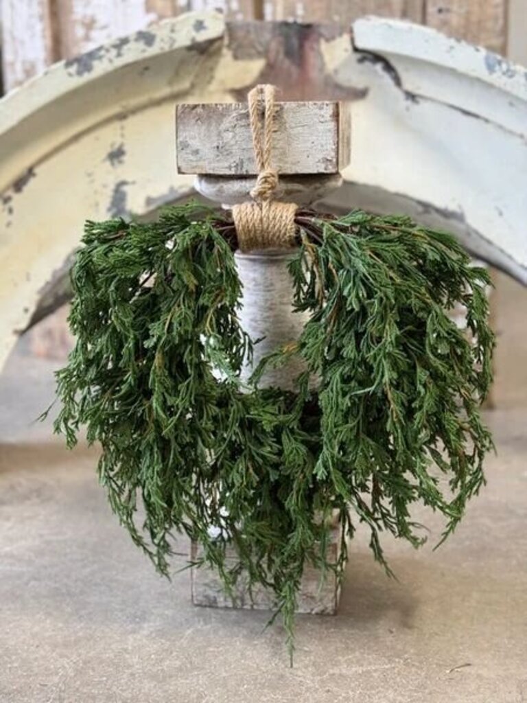 16" Emerald Falls Hanging Wreath