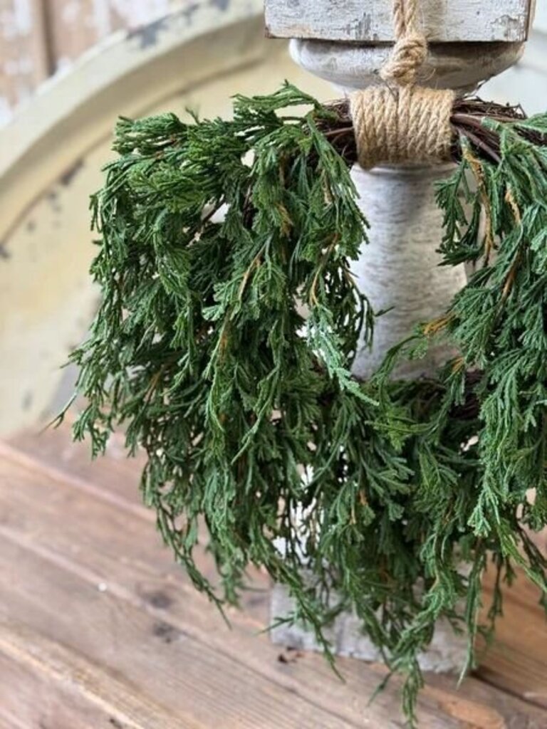 16" Emerald Falls Hanging Wreath