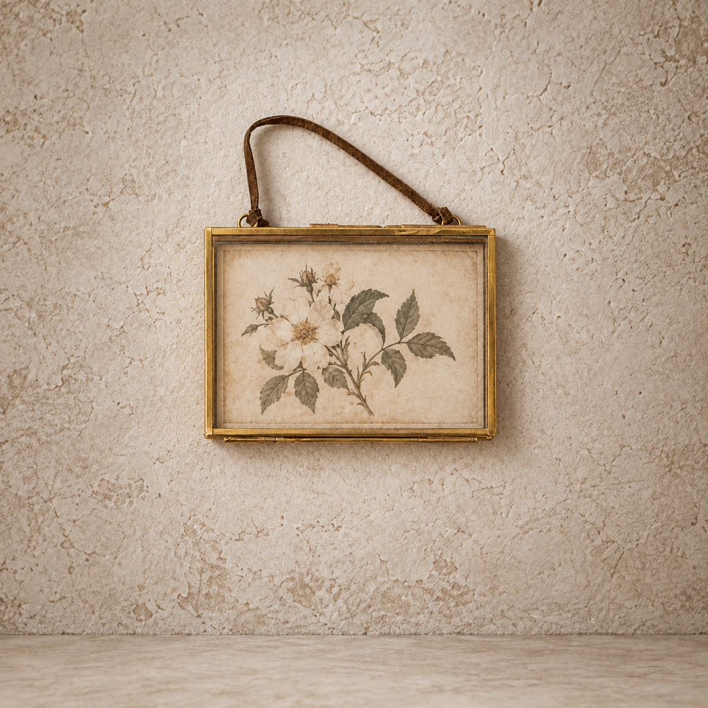 Brass Hanging Frame- 5x3 Horizontal