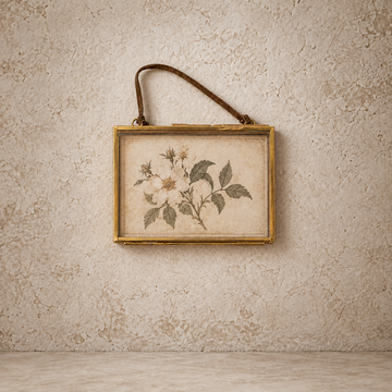 Brass Hanging Frame- 5x3 Horizontal