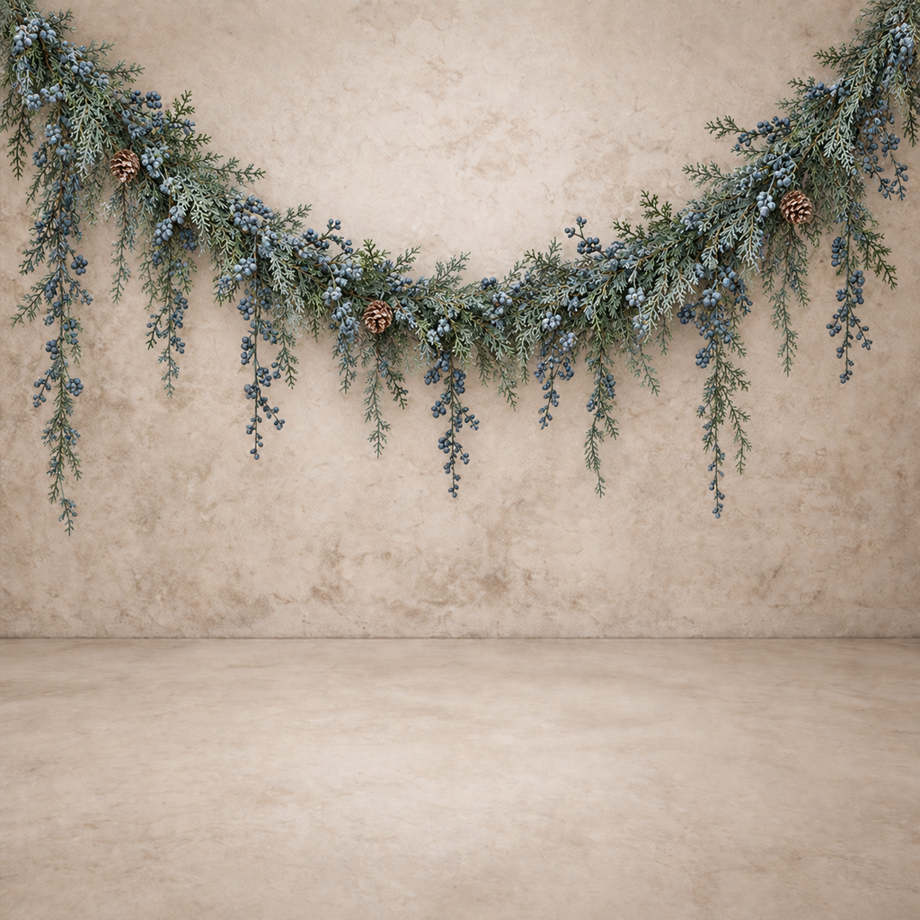 46" Bluehaven Weeping Garland