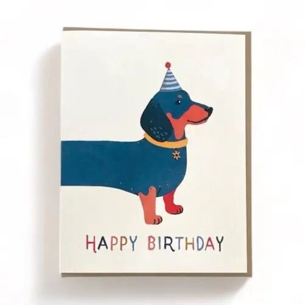 Dachshund Birthday Card